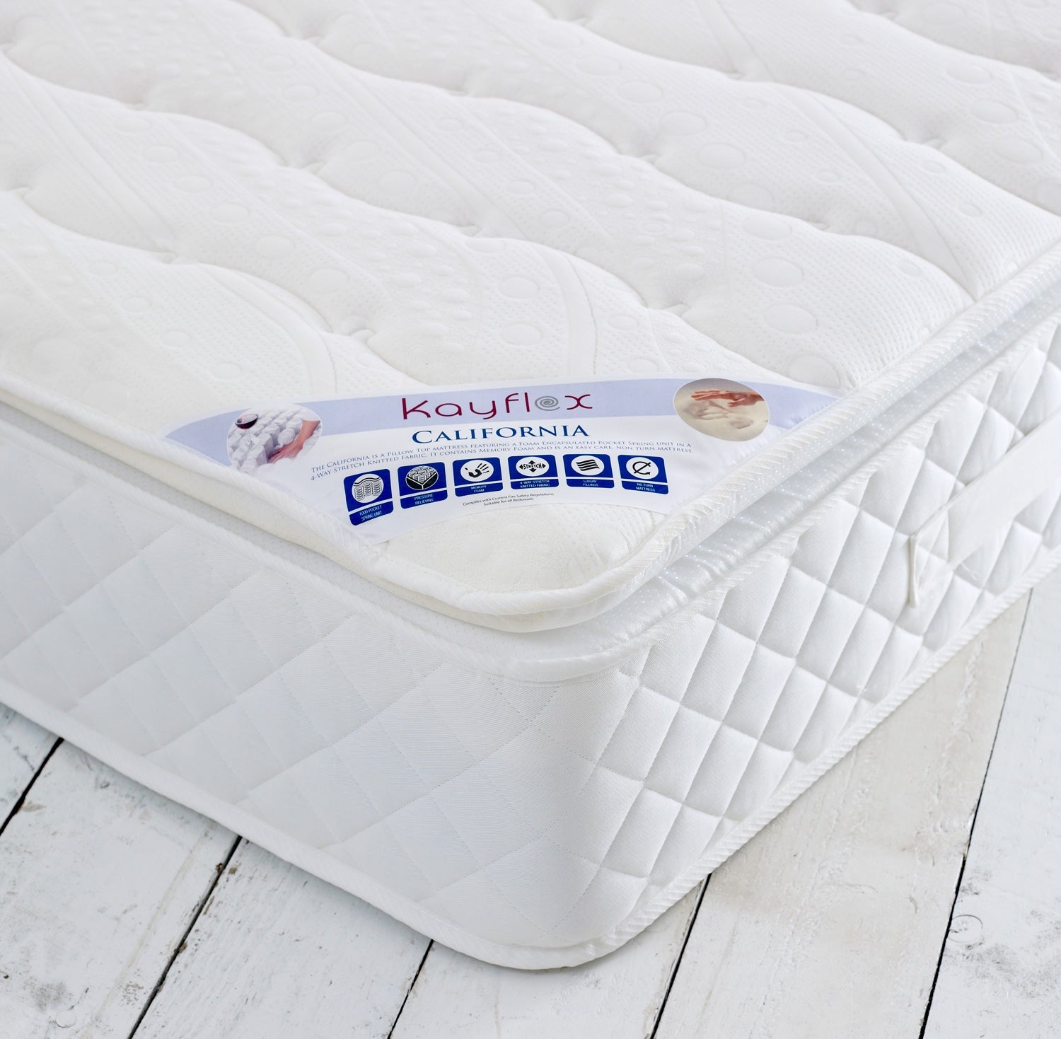 California Memory Pillowtop 1000 Mattress