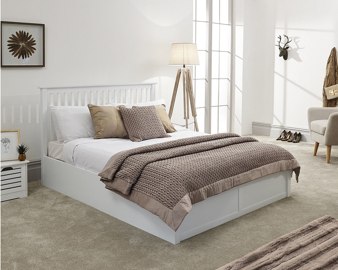GFW Como Ottoman Solid Wooden Bed Frame