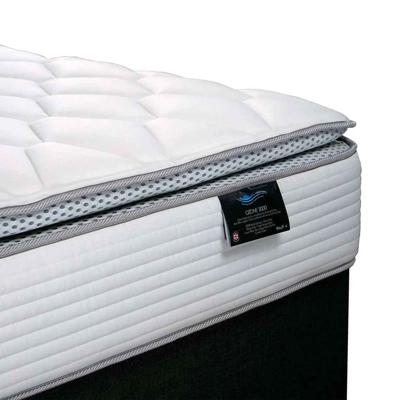 O-Zone 3000 Foam Encapsulated Hybrid Pillowtop Mattress