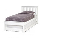 Serene Heather Shaker Guest Bed LFE (Opal White) Wooden Bed