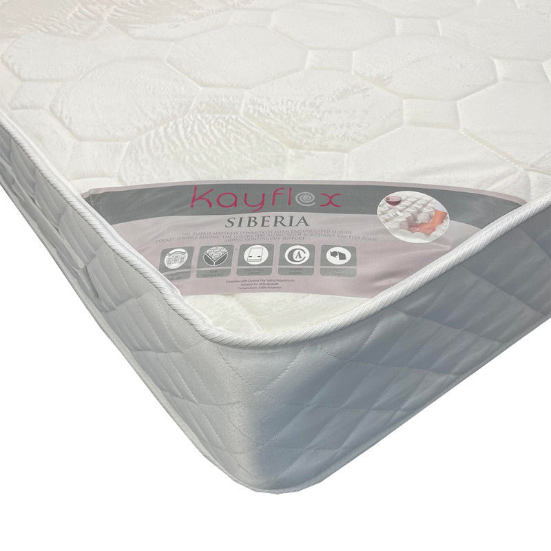 Kayflex Siberia 1000 Foam Encapsulated Pocket Sprung Mattress | Enhanced Support