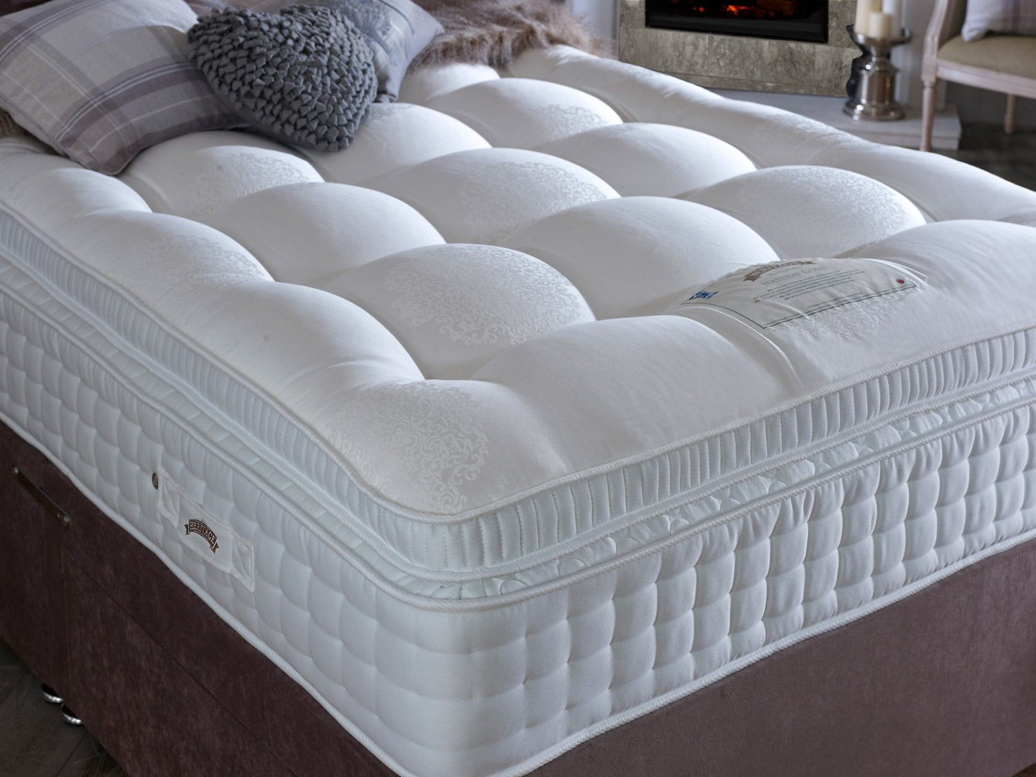 Dura Beds Natural 3500 Pocket Sprung Gold (Pillowtop) Mattress