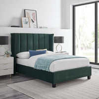 Polaris Upholstered Fabric Bed Frame