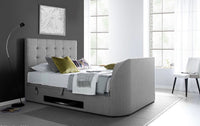 Barnard TV + Ottoman Storage Bed in Artemis Grey