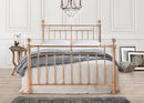Alexander Rose Gold Metal Bed Frame - Elegant Craftsmanship