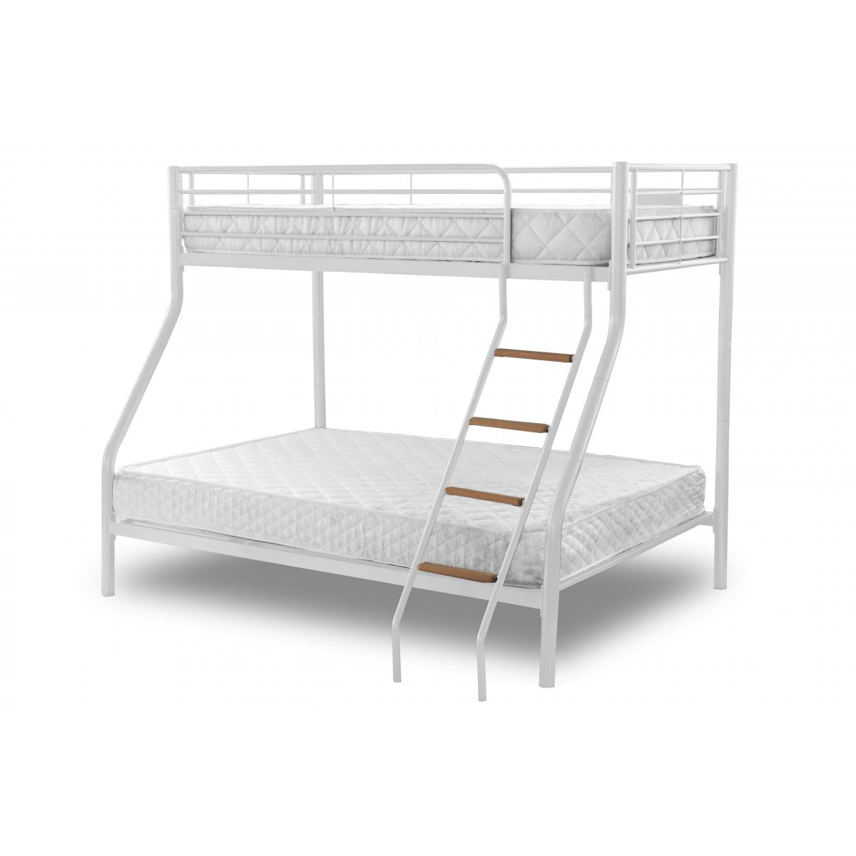 Alexa Triple Bunk White Bed Frame | Stylish & Space-Saving