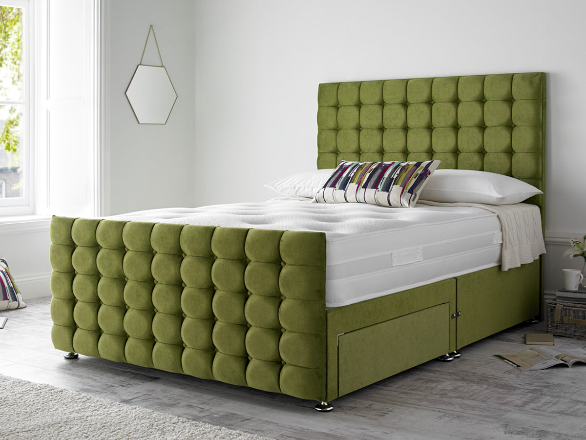 Giltedge Beds Kuboid Upholstered Divan Bed Frame