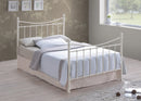 Alderley White Metal Bed Frame - Elegant & Timeless Design