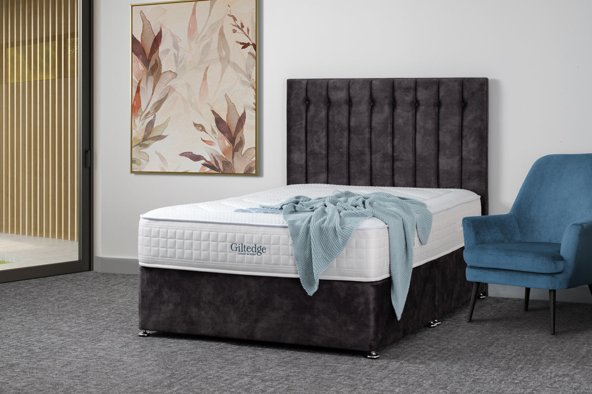 Giltedge Beds Pure Pocket Sprung 1000 Divan Set (Natural)