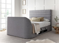 Premium Grey Ottoman Bed | Appleby TV Bed Solutions