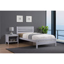 Astley 4Foot Bed Solid Hardwood Grey