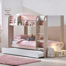 Mars Bunk With Under Bed Draw (Pastel Pink)