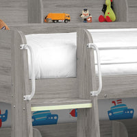 Domino Metal Kids Bunk Bed with Storage - Fun & Functional