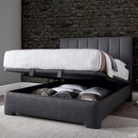 Medburn Ottoman Bed Grey