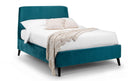 Frida Curved Velvet Bed Frame - Elegance & Comfort Combined