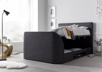 Premium Grey Ottoman Bed | Appleby TV Bed Solutions