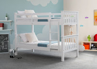 Casper White Bunk Bed Frame - Stylish & Space