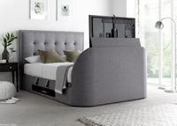 Falstone Fabric TV Ottoman Bed - Modern Luxury